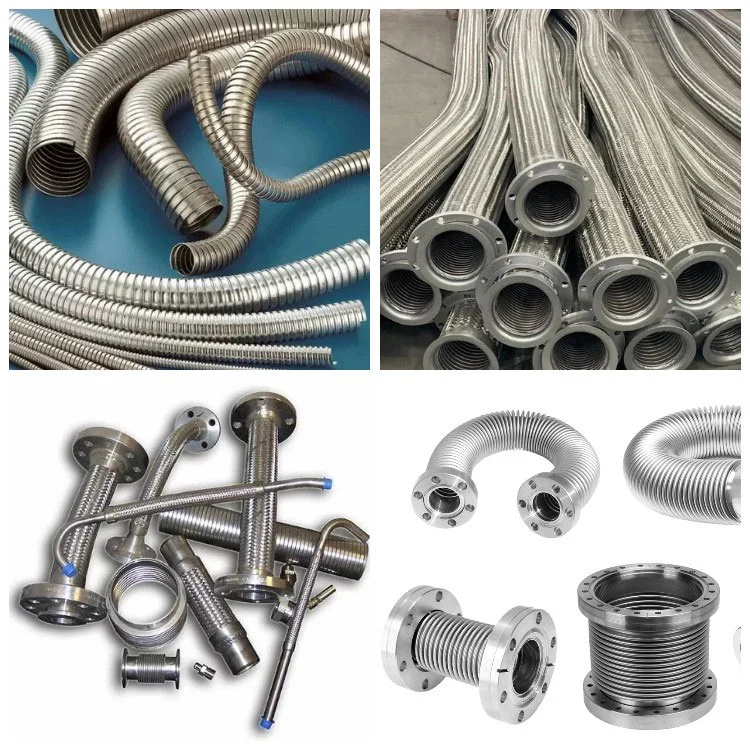 SS304 316L Tubo de mangueira flexível trançado Mangueira de metal flexível ondulada resistente à corrosão 2