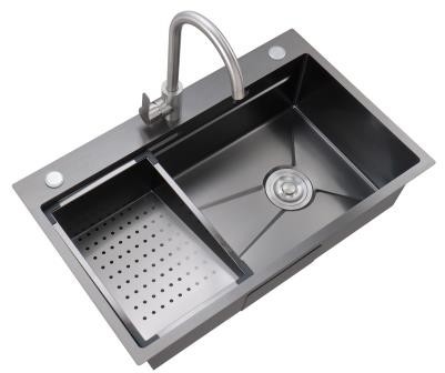 304SS Stainless Steel Shop Sink Nano Coating Stainless Steel Single Bowl Sink de cozinha