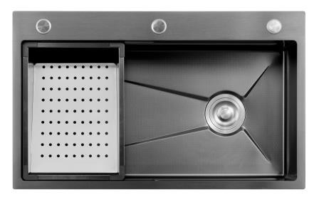 304SS Stainless Steel Shop Sink Nano Coating Stainless Steel Single Bowl Sink de cozinha