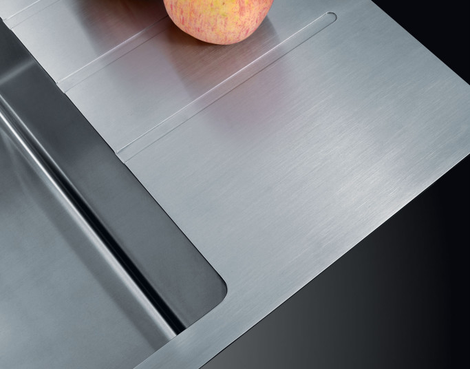 Aço inoxidável 304 Lave de cozinha de chapa Dimensão personalizada Lave de esgoto duplo Estilo impressionante