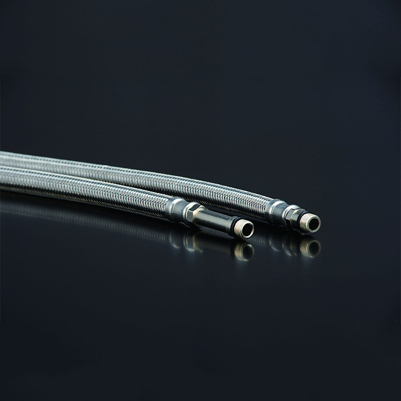 Tubos flexíveis de aço inoxidável de metal trançado Tubos de torneira de lavatório Fêmea para Fêmea Fêmea para Homem