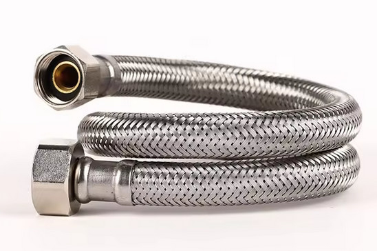 Tubos flexíveis de aço inoxidável de metal trançado Tubos de torneira de lavatório Fêmea para Fêmea Fêmea para Homem