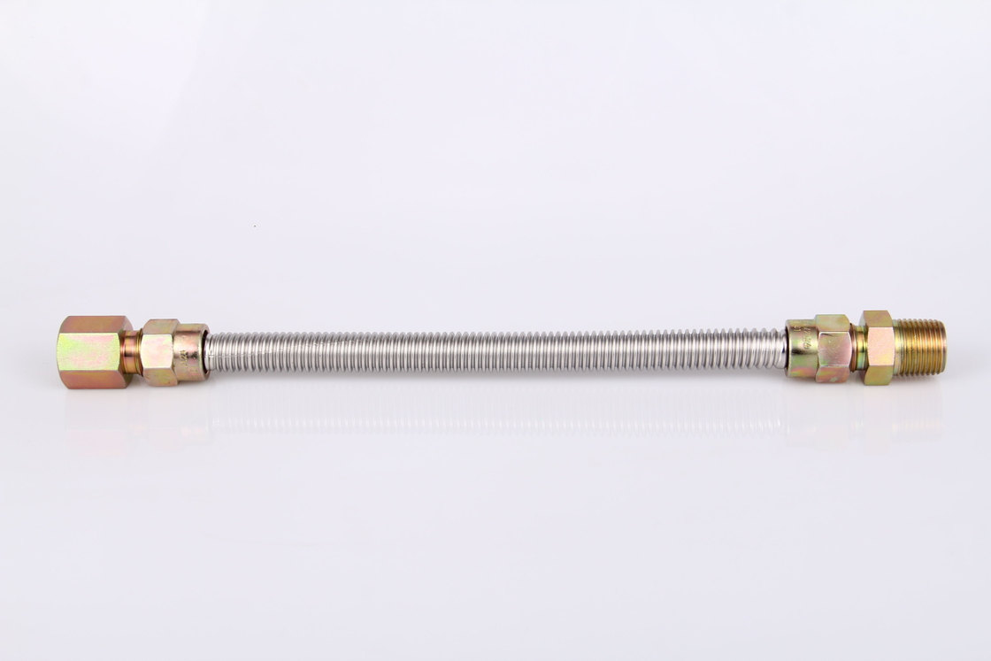150PSI Ss304 mangueiras flexíveis mangueira corrugada de aço inoxidável para conector de gás