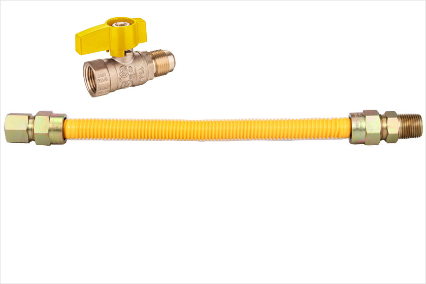 150PSI Ss304 mangueiras flexíveis mangueira corrugada de aço inoxidável para conector de gás