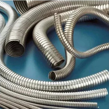 SS304 316L Tubo de mangueira flexível trançado Mangueira de metal flexível ondulada resistente à corrosão