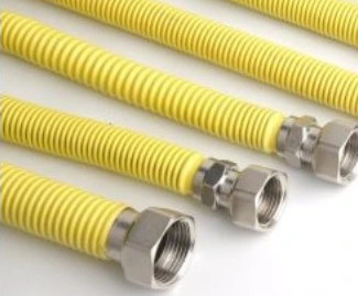 SS304 316L Tubo de mangueira flexível trançado Mangueira de metal flexível ondulada resistente à corrosão