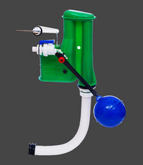 INOVI B09 Mecanismo de descarga de cisterna de tipo sifão de plástico 9-1/2