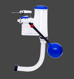 INOVI B11 Mecanismo de descarga de cisternas tipo sifão de plástico 7-1/2