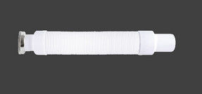 Conector de tubos de WC de plástico Cardan Telescópico 1 - 1 / 2in X 40mm Pan Connector Flexível