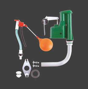 Mecanismo de cisternas de banheiro de tipo sifônio de plástico de 290 mm de alta descarga