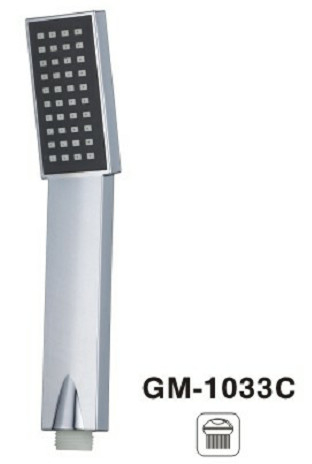 Slim Quadrado Cor Personalizado Pulverizador de Chuveiro Portátil Pulverizador de Chuveiro Chrome Polido à Mão