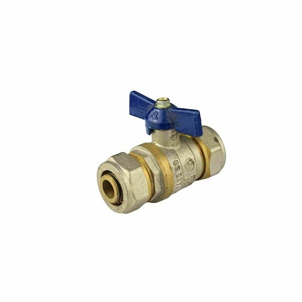 PN16 Telfon Sealing Brass Ball Valves Level Hand PPR Ball Valves 1/2 - 4 polegadas 320g